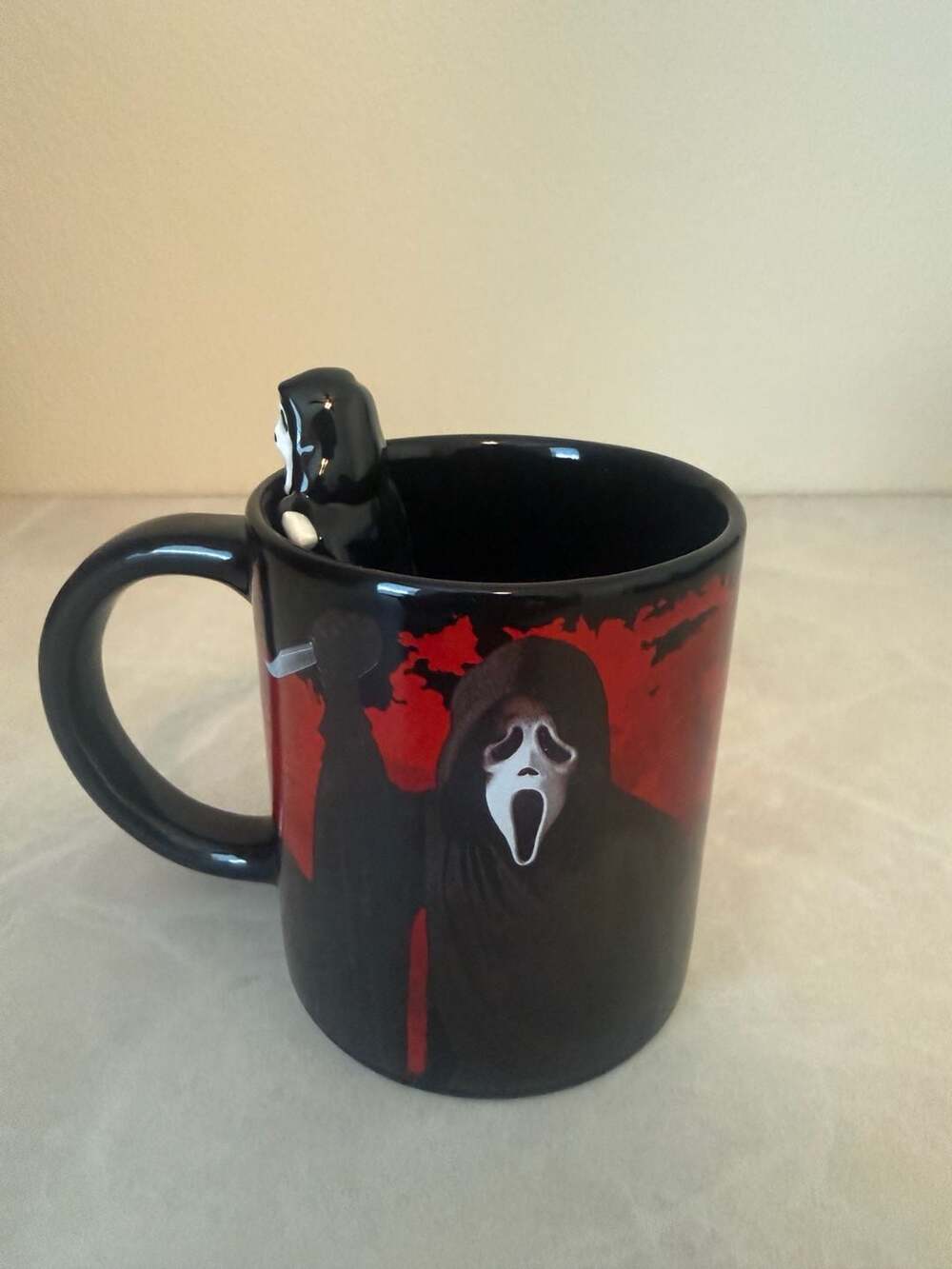 Ghost Face Scream Do You Like Horror Movies Ceramic Mug with 3D Figure